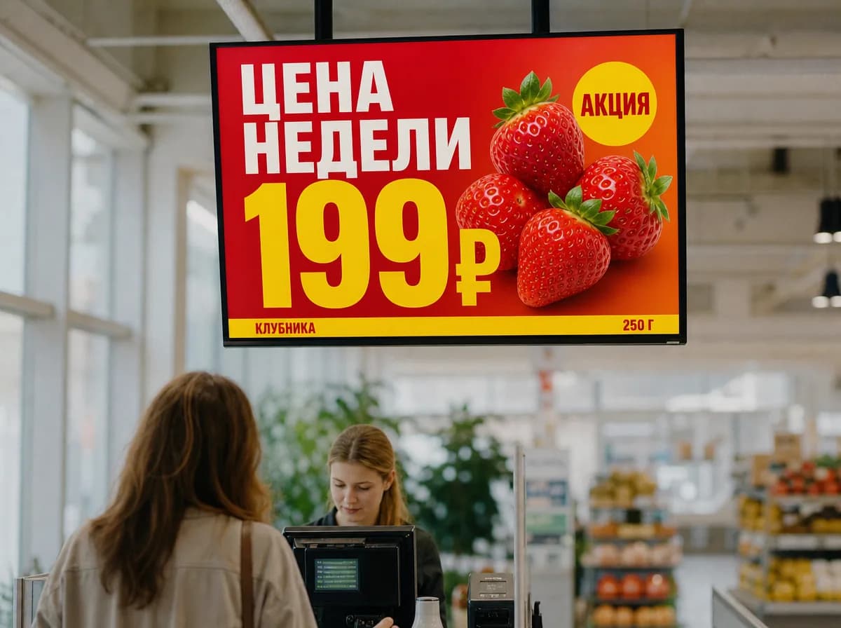 Экраны в торговом зале