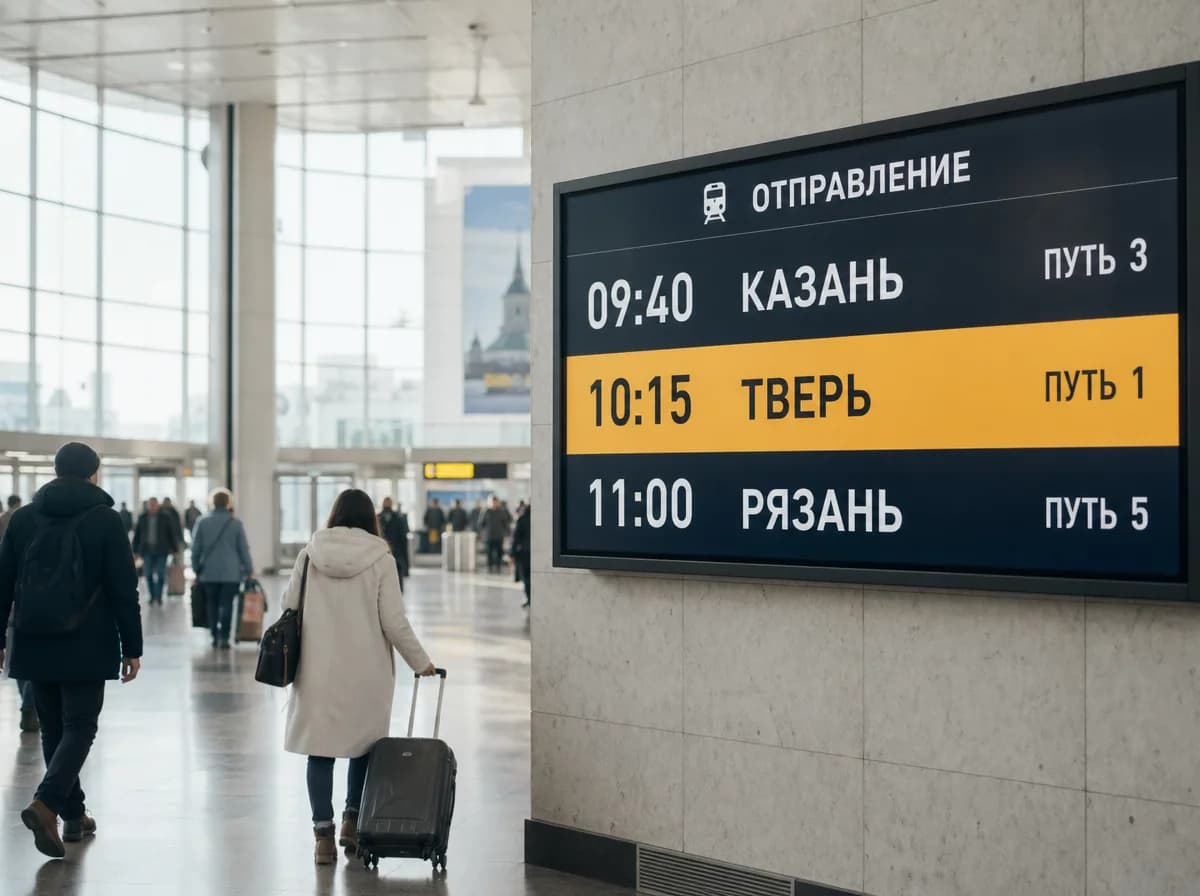 Экраны на транспортных узлах и в логистике